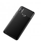 Teleplus Huawei Honor Play Ultra Soft Negro Karbon Silikon Kılıf  + Nano Ekran Koruyucu - 1
