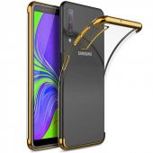 Teleplus Samsung Galaxy A7 2018 Lüks Lazer Silikonlu Kılıf  + Nano Ekran Koruyucu - 3