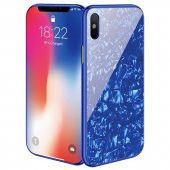Teleplus iPhone XS Kılıf Mıknatıslı Desenli Ebruli Sert Kapak   + Nano Ekran Koruyucu - 9