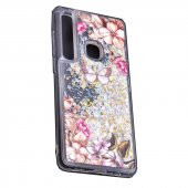 Teleplus Samsung Galaxy A9 2018 Lüks Sulu Desenli Silikonlu Kılıf  + Nano Ekran Koruyucu - 5