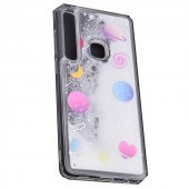 Teleplus Samsung Galaxy A9 2018 Lüks Sulu Desenli Silikonlu Kılıf  + Nano Ekran Koruyucu - 7