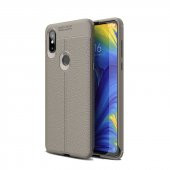 Teleplus Xiaomi Mi Mix 3 Deri Dokulu Silikon Kılıf - 2