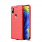 Teleplus Xiaomi Mi Mix 3 Deri Dokulu Silikon Kılıf - 3