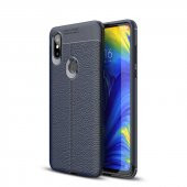 Teleplus Xiaomi Mi Mix 3 Deri Dokulu Silikon Kılıf - 4