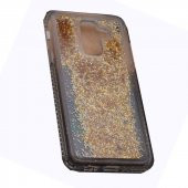 Teleplus Samsung Galaxy J6 Sıvılı Taşlı Silikon Kılıf + Nano Ekran Koruyucu - 1