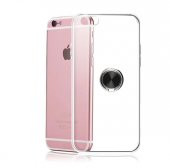 Teleplus iPhone 7 Ultra Şeffaf Yüzüklü Silikon Kılıf  + Nano Ekran Koruyucu - 1