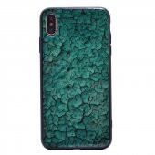 Teleplus iPhone XS Max Kılıf (Plus) Pane Mermer Desenli Silikon + Nano Ekran Koruyucu - 9