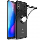 Teleplus Xiaomi Mi A2 Lite Lüks Lazer Yüzüklü Silikon Kılıf  + Nano Ekran Koruyucu - 1