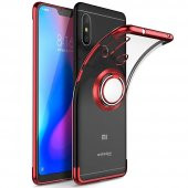 Teleplus Xiaomi Mi A2 Lite Lüks Lazer Yüzüklü Silikon Kılıf  + Nano Ekran Koruyucu - 3