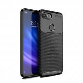 Teleplus Xiaomi Mi 8 Lite Kılıf Ultra Soft Negro Karbon Silikon   + Tam Kapatan Cam - 1