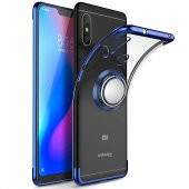Teleplus Xiaomi Mi A2 Lite Lüks Lazer Yüzüklü Silikon Kılıf  + Nano Ekran Koruyucu - 5