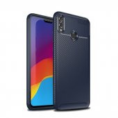 Teleplus Honor 8X Ultra Soft Negro Karbon Silikonlu Kılıf  + Tam Kapatan Cam - 5