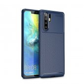 Teleplus Huawei P30 Pro Negro Karbon Silikon Kılıf - 3