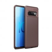 Teleplus Samsung Galaxy S10 Kılıf Negro Karbon Silikon   + Tam Yapışan Cam - 3