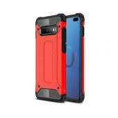 Teleplus Samsung Galaxy S10 Kılıf Çift Katmanlı Tank Kapak   + Tam Yapışan Cam - 7
