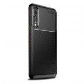 Teleplus Xiaomi Mi9 Kılıf Negro Karbon Silikon   + Nano Ekran Koruyucu - 1