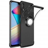 Teleplus Samsung Galaxy M30 Kılıf Lüks Lazer Yüzüklü Silikon - 1