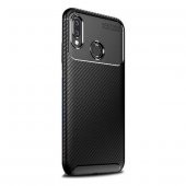 Teleplus Samsung Galaxy A30 Kılıf Negro Karbon Silikon   + Nano Ekran Koruyucu - 1