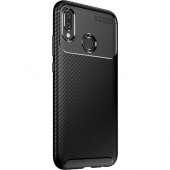 Teleplus Samsung Galaxy A30 Kılıf Negro Karbon Silikon   + Tam Kapatan Cam - 1