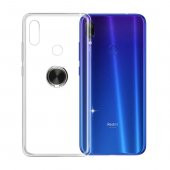 Teleplus Xiaomi Redmi Note 7 Yüzüklü Silikon Kılıf  + Nano Ekran Koruyucu - 1