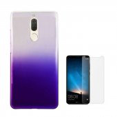 Teleplus Huawei Mate 10 Lite Çift Renk Sert Kapak Kılıf  + Nano Ekran Koruyucu - 3