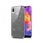 Teleplus Samsung Galaxy A30 Kılıf Shining Simli Silikon - 1