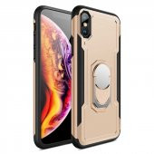 Teleplus iPhone XS Kılıf Bon Yüzüklü Çit Katmanlı Kapak - 1