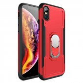 Teleplus iPhone XS Kılıf Bon Yüzüklü Çit Katmanlı Kapak - 3