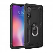 Teleplus Xiaomi Mi9 Kılıf Vega Yüzüklü Tank Kapak + Nano Ekran Koruyucu - 1
