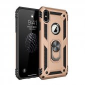 Teleplus iPhone XS Max Kılıf (Plus) Vega Yüzüklü Tank Kapak   + Nano Ekran Koruyucu - 5