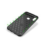 Teleplus Huawei Y5 2019 Negro Karbon Silikon Kılıf  + Nano Ekran Koruyucu - 4