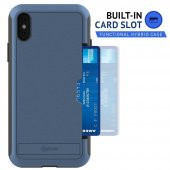 Teleplus ROAR iPhone XS Kılıf Awesome Hyrbid Kartlıklı Standlı Kapak   + Nano Ekran Koruyucu - 3