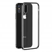 Teleplus Benks iPhone X Kılıf Electroplating Tpu Lazer Silikon  + Nano Ekran Koruyucu - 1