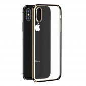 Teleplus Benks iPhone X Kılıf Electroplating Tpu Lazer Silikon  + Nano Ekran Koruyucu - 5