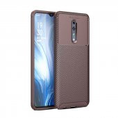 Teleplus Oppo Reno Z Kılıf Negro Karbon Silikon  + Nano Ekran Koruyucu - 3