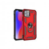 Teleplus iPhone 11 Pro Max Kılıf Vega Yüzüklü Standlı Kapak  + Tam Kapatan Cam - 9