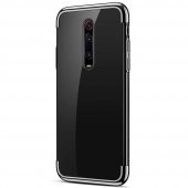 Teleplus Xiaomi Mi9T Kılıf Lüks Lazer Silikon  + Tam Kapatan Ekran Koruyucu - 1