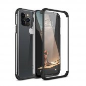 Teleplus iPhone 11 Pro Max Kılıf 360 Ön Arka Cam Darbe Korumalı Silikon - 1