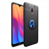 Teleplus Xiaomi Redmi 8 Kılıf Ravel Yüzüklü Standlı Silikon  + Nano Ekran Koruyucu - 9
