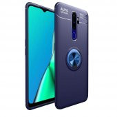 Teleplus Oppo A9 2020 Kılıf Ravel Yüzüklü Standlı Silikon - 6