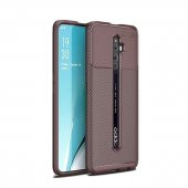 Teleplus Oppo Reno 2Z Kılıf Negro Karbon Silikon  + Nano Ekran Koruyucu - 3