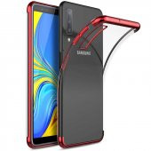 Teleplus Samsung Galaxy A70 Kılıf Lüks Lazer Silikonlu   + Tam Kapatan Cam - 5