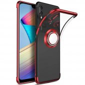 Teleplus Samsung Galaxy A20 Kılıf Lüks Lazer Yüzüklü Silikon + Nano Ekran Koruyucu - 3