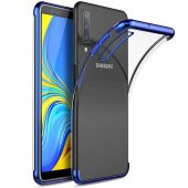 Teleplus Samsung Galaxy A70 Kılıf Lüks Lazer Silikonlu   + Tam Kapatan Cam - 7
