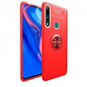 Teleplus Honor 9X Kılıf Ravel Yüzüklü Silikon  + Nano Ekran Koruyucu - 7