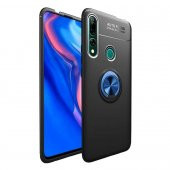 Teleplus Honor 9X Kılıf Ravel Yüzüklü Silikon  + Nano Ekran Koruyucu - 9