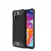 Teleplus Samsung Galaxy A71 Kılıf Çift Katmanlı Tank Kapak  + Nano Ekran Koruyucu - 1
