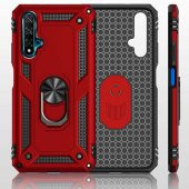 Teleplus Huawei Nova 5T Kılıf Vega Yüzüklü Tank Kapak  + Nano Ekran Koruyucu - 4