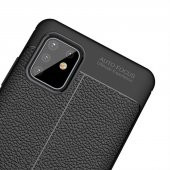 Teleplus Samsung Galaxy S10 Lite Kılıf Deri Dokulu Silikon - 3