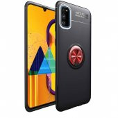 Teleplus Samsung Galaxy A91 Kılıf Ravel Yüzüklü Silikon  + Nano Ekran Koruyucu - 5